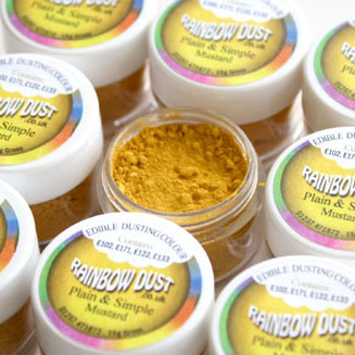 Rainbow Dust Pó Comestível Amarelo Mostarda