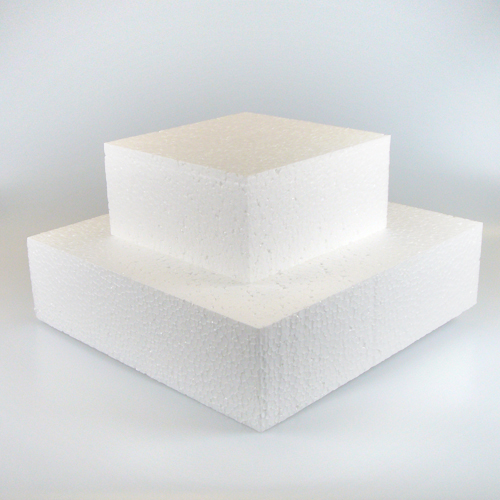 Square Styrofoam Cake Dummy 15cm