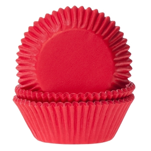 Formas de Papel para Cupcakes - Vermelho