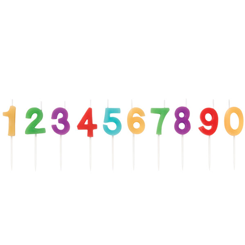 Wilton Coloreful Numeric Birthday Candles