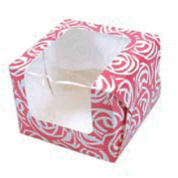 Culpitt Caixa Rosa para 1 Cupcake