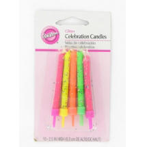 Wilton Neon Glitter Candles