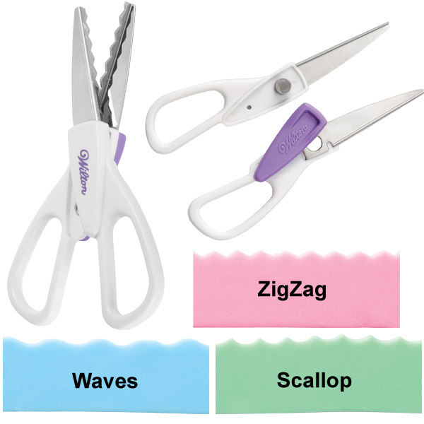 Wilton Scallop Cut Decorative Scissors