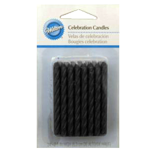 Wilton Black Candles