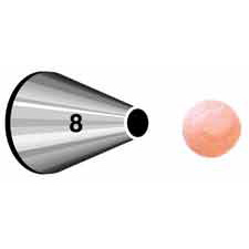 Wilton decorating tip #008 Round