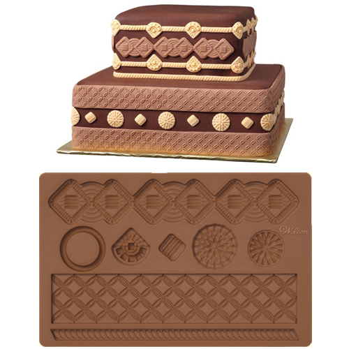 Wilton Molde Macrame para Pasta de Açúcar