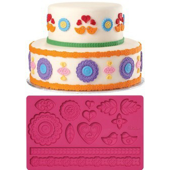 Wilton Folk Fondant & Gum Paste Mold