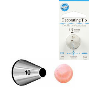 Wilton Decorating Tip #010 Round
