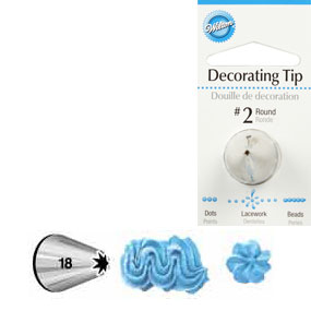 Wilton Decorating Tip #018 Open Star