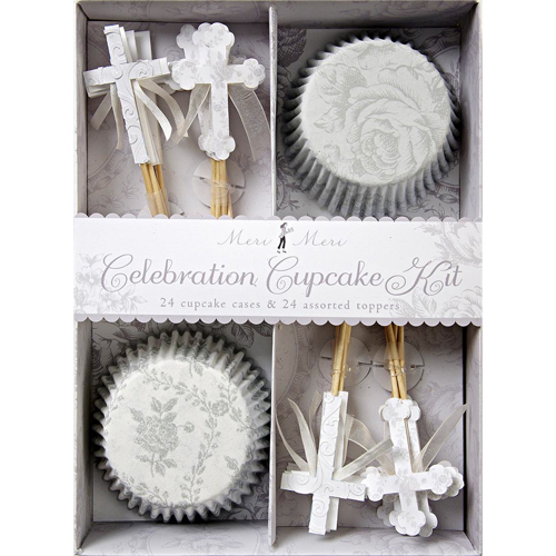 MM Floral Cross Cupcake Kit
