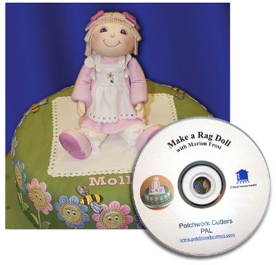 Patchwork Cutters to Make a Rag Doll with DVD