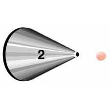 Wilton Decorating Tip #002 Round