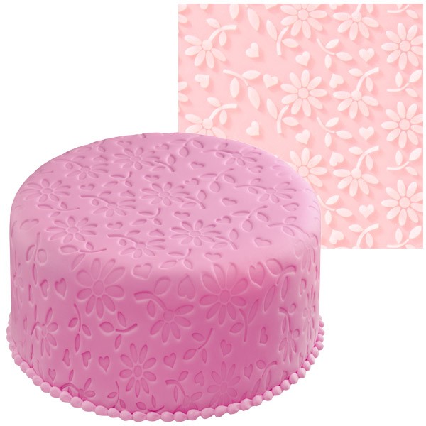 Wilton fondant impression mat Floral Fantasy