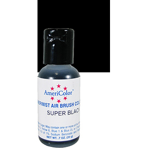 Americolor Amerimist corante para aerógrafo Preto, 20ml