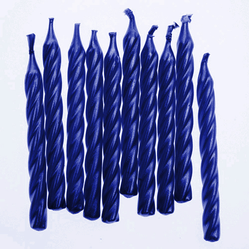 Wilton Blue Candles